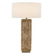Torquay 34" Tall Table Lamp with Fabric Shade