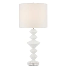 Sheba 31" Tall Table Lamp with Fabric Shade