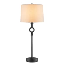 Germaine 34" Tall Table Lamp with Fabric Shade