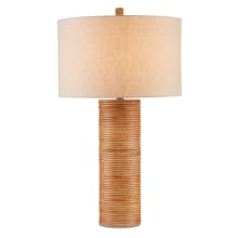 Salome 32" Tall Table Lamp with Fabric Shade