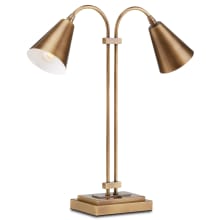 Symmetry 2 Light 21" Tall Accent Desk Lamp