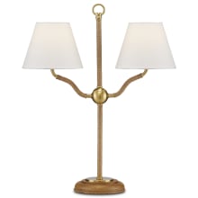 Sirocco 2 Light 23" Tall Buffet Desk Lamp