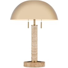 Miles 2 Light 22" Tall Buffet Table Lamp