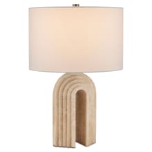 Hippodrome 21" Tall Buffet Table Lamp with Linen Shade