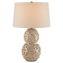 Barnacle 27" Tall Vase Table Lamp with Fabric Shade