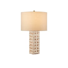 Aarna 27" Tall Ivory Buffet Table Lamp