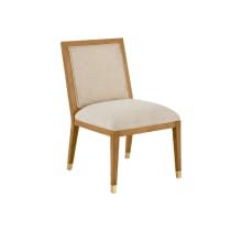 Santos 20" Wide Mahogany, Rattan Dining Chair