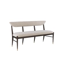 Arlan 60" Wide Ash Wood Bench