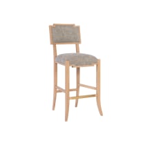 Melanie 22" Wide Ash Wood Bar Stool