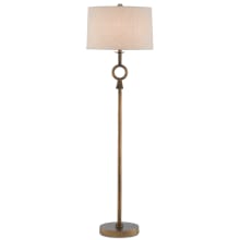 Germaine 62" Tall Floor Lamp with Fabric Shade