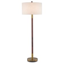 Bravo 66" Tall Floor Lamp with Fabric Shade