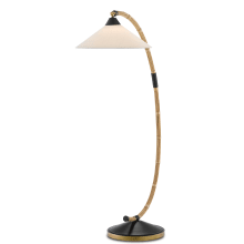Lisbon 62" Tall Floor Lamp with Fabric Shade