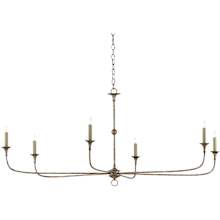 Nottaway 6 Light 61" Wide Single Tier Candle Style Chandelier