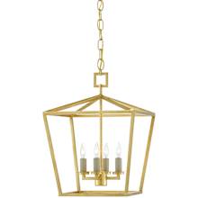Denison 4 Light 12" Wide Taper Candle Pendant