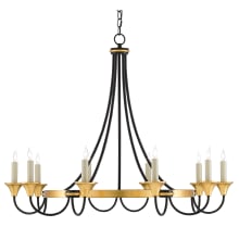 Hanlon 8 Light 37" Wide Taper Candle Chandelier