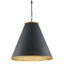 Pierrepont 22" Wide Pendant with Metal Shade