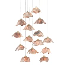 Catrice 15 Light 21" Wide Multi Light Pendant with Shell Shades