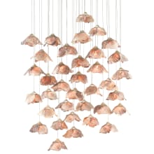 Catrice 36 Light 33" Wide Multi Light Pendant with Shell Shades