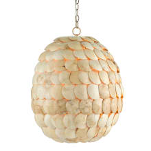 Buko 3 Light 20" Wide Pendant with Shell Shade