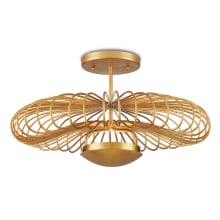 20" Wide LED Semi-Flush Ceiling Fixture