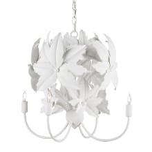 4 Light 18" Wide Taper Candle Style Chandelier