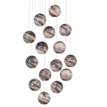 Palatino 15 Light 24" Wide Multi Light Pendant