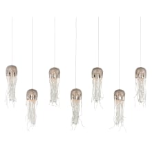 Medusa 7 Light 57" Wide Linear Pendant