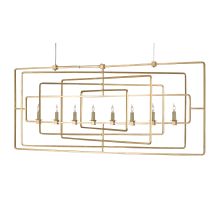 Metro 8 Light Candle Style Chandelier