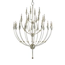 Paradox 61"H 28 Light Large Chandelier with Optional Customizable Shades