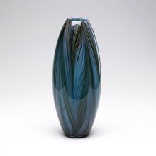 20" Peacock Feather Vase
