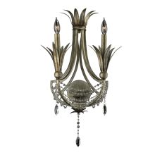 24" Two Lamp Wall Sconce from the Luciana Collection