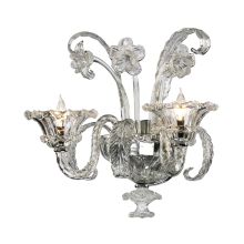 17.75" Two Lamp Wall Sconce from the La Scala Collection