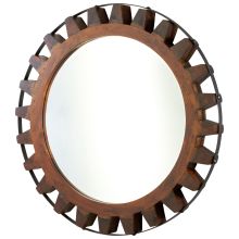 Landry 32" Diameter Circular Framed Bathroom Mirror