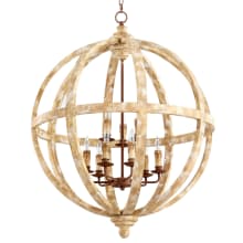 Landon 9 Light 30" Wide Taper Candle Pendant