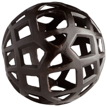 Shape Shifter 7-3/4" Diameter Aluminum Decorative Sphere