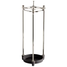 Stow Away 12-1/2" Wide Aluminum and Iron Umbrella Stand