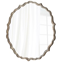 Radiance 44-1/4" Diameter Circular Framed Bathroom Wall Mirror