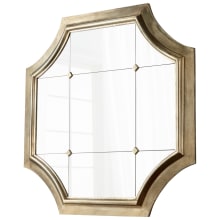 Vasco 50" Diameter Geometric Framed Bathroom Wall Mirror