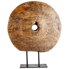 Jemima Iron and Wood Abstract Statue