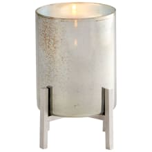 Basil Glass and Iron Votive Candle Holder