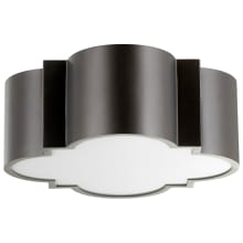 Wyatt 1 Bulb 16" Wide Medium (E26) Flush Mount Abstract Ceiling Fixture