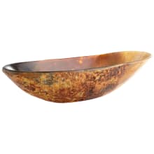 11 Inch Wide Horn Decorative Bowl