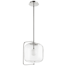 Isotope 12" Wide Glass Single Light Pendant
