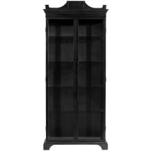 Bethlem 43" Wide Iron and Glass Accent Cabinet