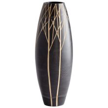 Onyx Winter 26 Inch Tall Wood Vase