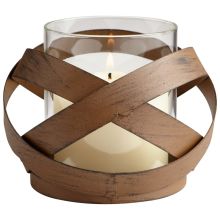 Infinity 4 Inch Tall Iron Candle Holder