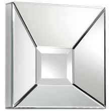 Pentallica 15-3/4" W x 15-3/4" H Square Framed Bathroom Mirror