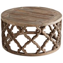 Sirah 30.5 Inch Diameter Wood Coffee Table