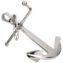 Anchor A-Weigh 8.75 Inch Tall Aluminum Sculpture Made in India