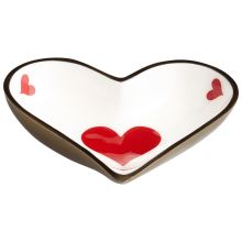 Heart 6 Inch Wide Aluminum Tray Made in India
